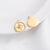 1 Piece 15*18mm Titanium Steel 14K Gold Plated Heart Shape Flower Polished Pendant