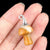 1 Piece 15 * 20mm Artificial Crystal Natural Stone Agate Mushroom Pendant