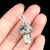 1 Piece 15 * 20mm Artificial Crystal Natural Stone Agate Mushroom Pendant