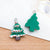 1 Piece 15 * 22mm 15 * 26mm 17 * 22mm Resin Christmas Tree Santa Claus Christmas Socks Pendant