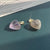 1 Piece 15mm Natural Stone Heart Shape Pendant