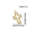 1 Piece 16 * 17mm 18*13mm 19 * 20mm Copper Pearl Zircon 18K Gold Plated Cross Star Heart Shape Polished Pendant