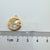 1 Piece 16mm Copper Shell 18K Gold Plated Rabbit Star Moon Pendant