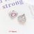 1 Piece 17*13mm 19*16mm 23 * 20mm Alloy Rhinestones Heart Shape Rose Bow Knot Polished Pendant