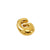 1 Piece 17*16mm 304 Stainless Steel 18K Gold Plated Letter Pendant