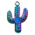 1 Piece 18*28mm 304 Stainless Steel Cactus Pendant