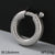 1 Piece 18*4mm 304 Stainless Steel 18K Gold Plated Circle Pendant 弹簧扣 Jewelry Buckle