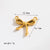 1 Piece 19 * 13mm 25 * 20mm Diameter 15mm Hole 1~1.9mm Stainless Steel 14K Gold Plated Butterfly Bow Knot Polished Pendant