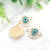 1 Piece 19*16mm Alloy Devil's Eye Pendant