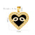 1 Piece 19 * 19mm 19*27mm 25*25mm Hole 6~9.9mm 304 Stainless Steel Zircon 18K Gold Plated Devil's Eye Palm Heart Shape Pendant Chain