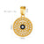 1 Piece 19 * 19mm 19*27mm 25*25mm Hole 6~9.9mm 304 Stainless Steel Zircon 18K Gold Plated Devil's Eye Palm Heart Shape Pendant Chain