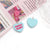 1 Piece 19 * 19mm Resin Zinc Alloy Letter Heart Shape Polished Pendant