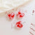 1 Piece 19 * 20mm Glass Heart Shape Beads