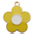 1 Piece 19 * 21mm 20*22MM 25*25mm Alloy Flower Polished Pendant