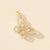 1 Piece 20*15mm Copper Zircon Gold Plated Butterfly Pendant