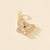 1 Piece 20*15mm Copper Zircon Gold Plated Butterfly Pendant