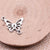 1 Piece 20 * 17mm Alloy Butterfly Polished Pendant