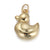 1 Piece 20*18mm 23*16mm 46+4cm Copper Gold Plated Devil's Eye Heart Shape Wings Pendant Chain