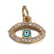 1 Piece 20*18mm 23*16mm 46+4cm Copper Gold Plated Devil's Eye Heart Shape Wings Pendant Chain