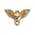 1 Piece 20*18mm 23*16mm 46+4cm Copper Gold Plated Devil's Eye Heart Shape Wings Pendant Chain