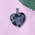 1 Piece 20*20mm Natural Stone Heart Shape Pendant