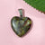 1 Piece 20*20mm Natural Stone Heart Shape Pendant