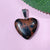 1 Piece 20*20mm Natural Stone Heart Shape Pendant