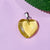 1 Piece 20*20mm Natural Stone Heart Shape Pendant