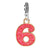 1 Piece 20*35mm Alloy Letter Number Pendant