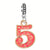 1 Piece 20*35mm Alloy Letter Number Pendant