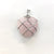 1 Piece 20mm Artificial Crystal Copper Wire Heart Shape Pendant