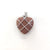 1 Piece 20mm Artificial Crystal Copper Wire Heart Shape Pendant