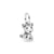 1 Piece 21*10mm Alloy Animal Letter Pendant Beads