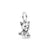 1 Piece 21*10mm Alloy Animal Letter Pendant Beads