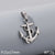 1 Piece 21*17mm 600*3mm 304 Stainless Steel 18K Gold Plated Anchor Pendant Chain