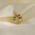 1 Piece 22*15mm 24*17mm Hole 10mm+ Copper Zircon 18K Gold Plated Geometric Flower Lock Pendant