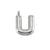 1 Piece 24mm 304 Stainless Steel Letter Pendant Chain