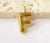 1 Piece 24mm 304 Stainless Steel Letter Pendant Chain