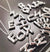 1 Piece 24mm 304 Stainless Steel Letter Pendant Chain