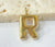 1 Piece 24mm 304 Stainless Steel Letter Pendant Chain