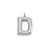 1 Piece 24mm 304 Stainless Steel Letter Pendant Chain