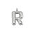 1 Piece 24mm 304 Stainless Steel Letter Pendant Chain