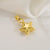 1 Piece 25*15mm Hole 3~3.9mm Copper 18K Gold Plated Star Heart Shape Polished Pendant