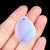 1 Piece 25 * 33mm Natural Stone Crystal Agate Water Droplets Pendant