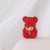 1 Piece 25*35 * 18mm Hole 10mm+ Resin Bear Pendant