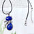 1 Piece 25*45MM Alloy Natural Stone Crystal Cat Pendant