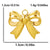 1 Piece 28*20mm 28*42mm 33*29mm 304 Stainless Steel 18K Gold Plated Bow Knot Polished Pendant