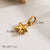 1 Piece 304 Stainless Steel 14K Gold Plated Elephant Sun Star Polished Pendant