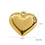 1 Piece 304 Stainless Steel 14K Gold Plated Heart Shape Pendant