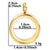 1 Piece 304 Stainless Steel 18K Gold Plated Circle Solid Color Polished Pendant